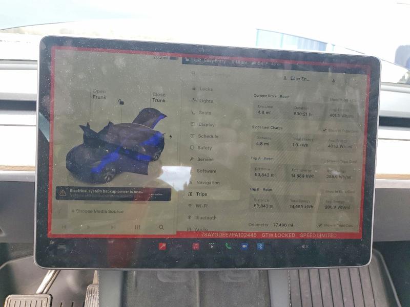 Aukcja sprzedaży 2023 Tesla Model Y, vin: 7SAYGDEE7PA102448, numer aukcji: 79251915