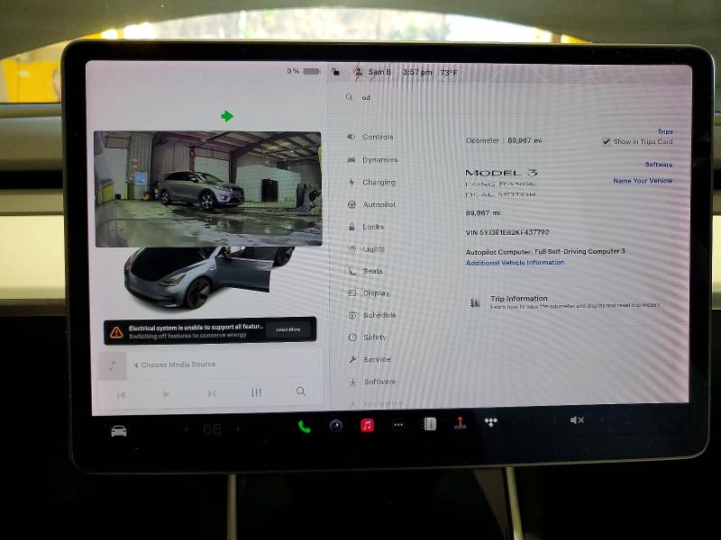 Продажа на аукционе авто 2019 Tesla Model 3, vin: 5YJ3E1EB2KF437792, номер лота: 79001395