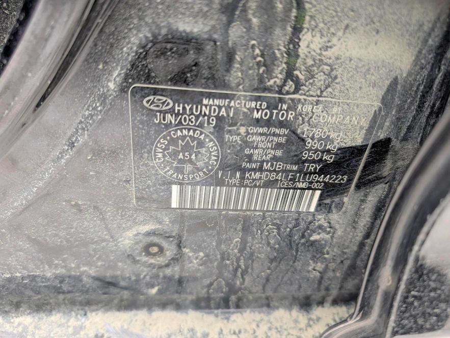 Продаж на аукціоні авто 2020 Hyundai Elantra, vin: KMHD84LF1LU944223, номер лоту: 78341215