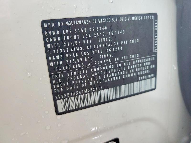 Продажа на аукционе авто 2023 Volkswagen Tiguan, vin: 3VVRB7AX4PM052813, номер лота: 79497855