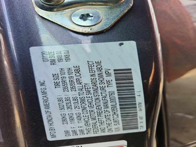 79974015 :رقم المزاد ، 5J8TC2H35ML000760 vin ، 2021 Acura Rdx مزاد بيع