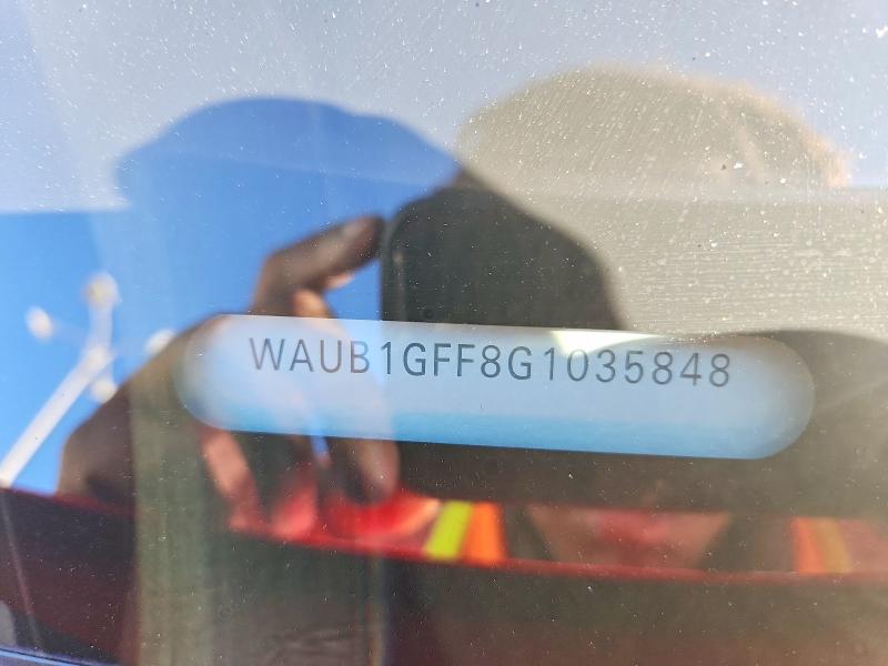 46689246 :رقم المزاد ، WAUB1GFF8G1035848 vin ، 2016 Audi S3 مزاد بيع