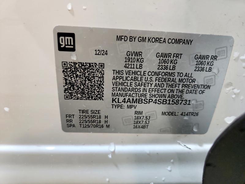 Aukcja sprzedaży 2025 Buick Encore Gx, vin: KL4AMBSP4SB158731, numer aukcji: 46482726