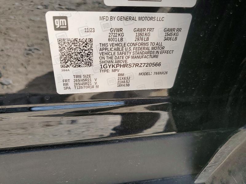 Продаж на аукціоні авто 2024 Cadillac Xt6, vin: 1GYKPHRS7RZ720566, номер лоту: 46203546