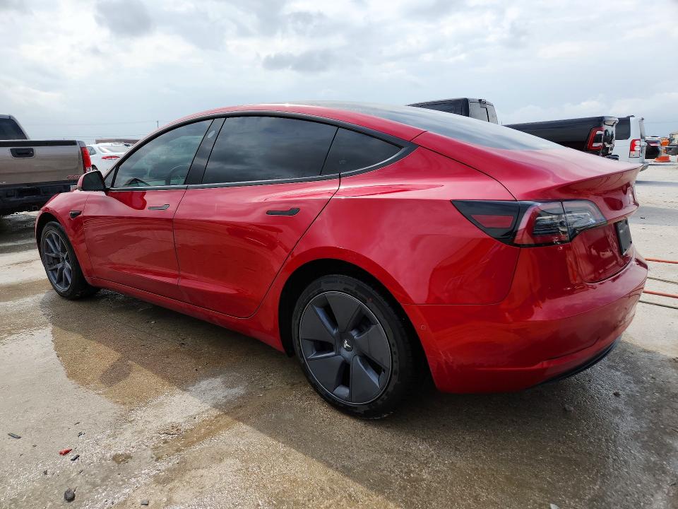 79046785 :رقم المزاد ، 5YJ3E1EB3NF313308 vin ، 2022 Tesla Model 3 مزاد بيع