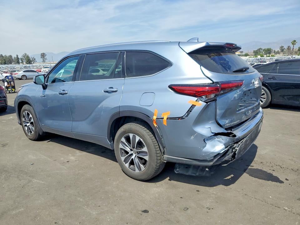 47776286 :رقم المزاد ، 5TDHBRCH0LS006949 vin ، 2020 Toyota Highlander Hybrid مزاد بيع