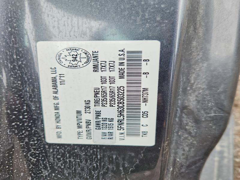 Aukcja sprzedaży 2012 Honda Odyssey, vin: 5FNRL5H63CB503225, numer aukcji: 45530676
