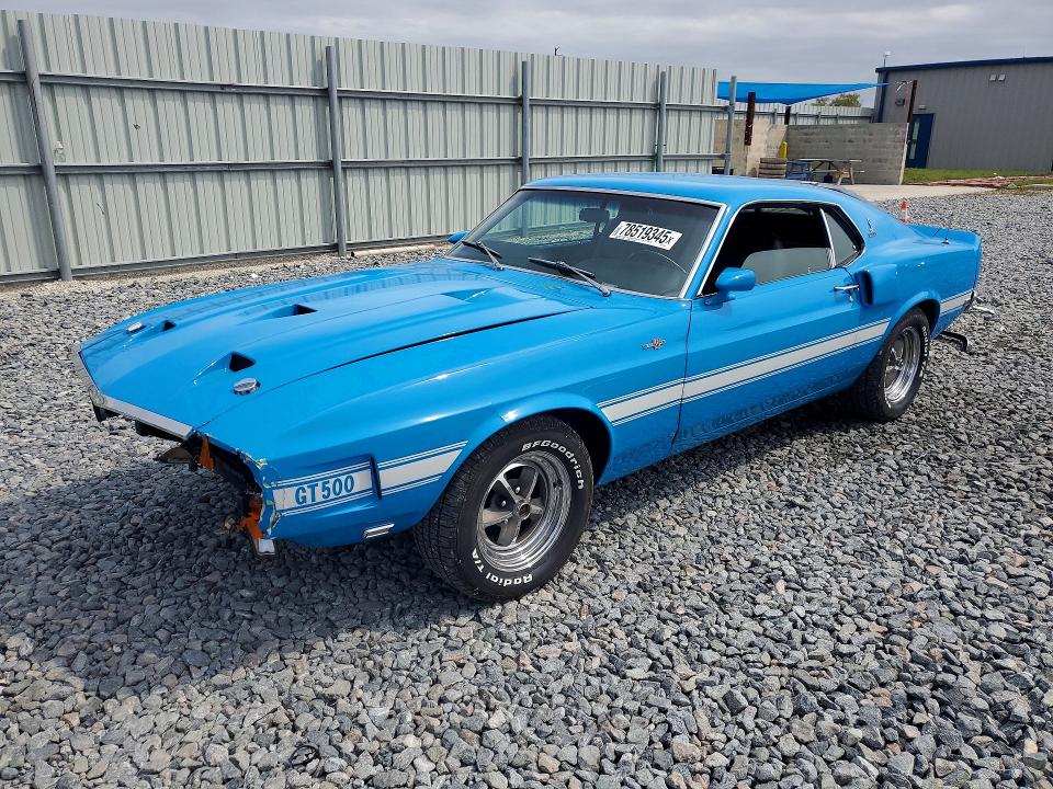 Продажа на аукционе авто 1969 Ford Mustang Shelby Gt500, vin: 9F02R482493, номер лота: 78519345