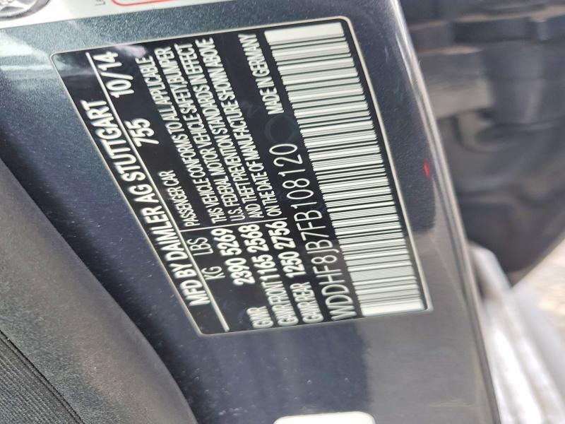 Продаж на аукціоні авто 2015 Mercedes-benz E, vin: WDDHF8JB7FB108120, номер лоту: 45585166