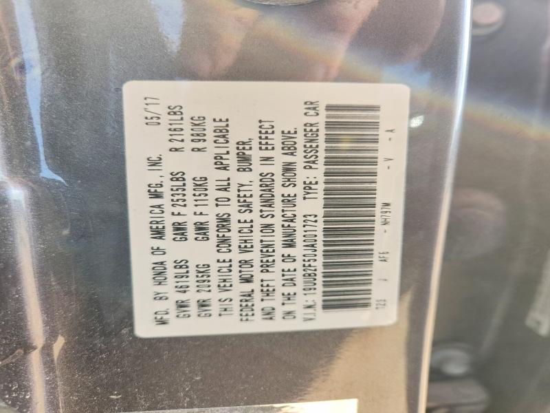 41661886 :رقم المزاد ، 19UUB2F50JA001723 vin ، 2018 Acura Tlx مزاد بيع