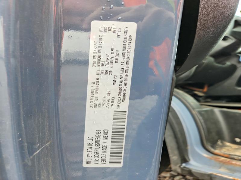 Продаж на аукціоні авто 2021 Ram Promaster 3500, vin: 3C6FRVJG5ME502998, номер лоту: 41736336