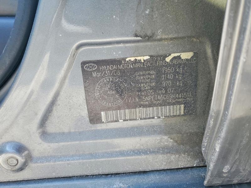79774005 :رقم المزاد ، 5NPET46C69H441511 vin ، 2009 Hyundai Sonata مزاد بيع