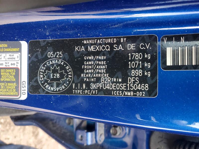 Продаж на аукціоні авто 2025 Kia K4, vin: 3KPFU4DE0SE150468, номер лоту: 47239916
