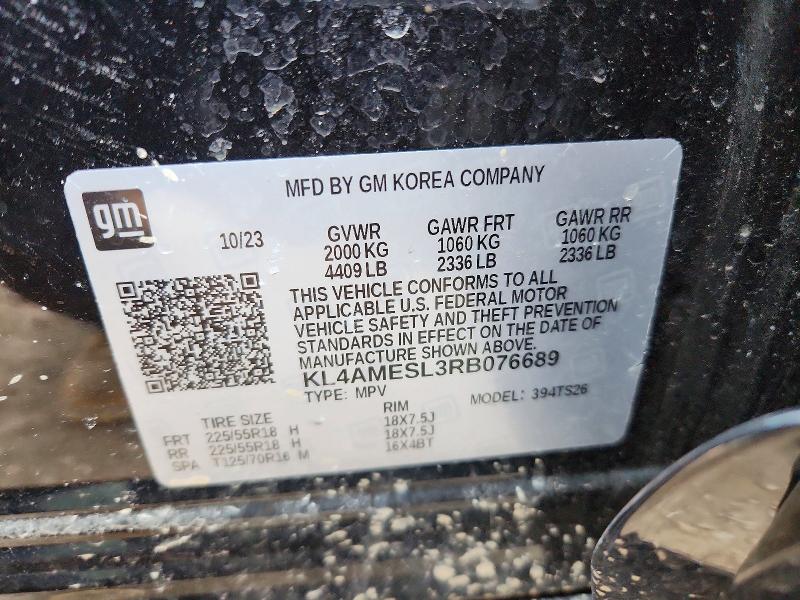 Aukcja sprzedaży 2024 Buick Encore Gx, vin: KL4AMESL3RB076689, numer aukcji: 47116176
