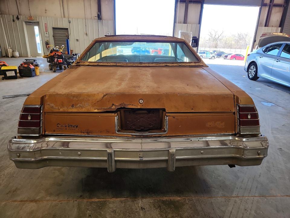 Продажа на аукционе авто 1977 Chevrolet Monte Carlo, vin: 1H57U7K444168, номер лота: 46733626