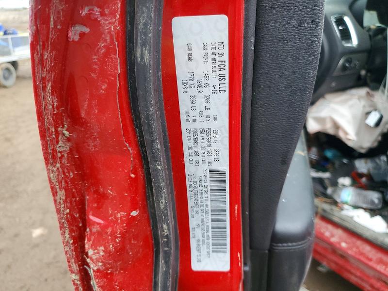 46804546 :رقم المزاد ، 1C4RDJFG8GC419972 vin ، 2016 Dodge Durango مزاد بيع