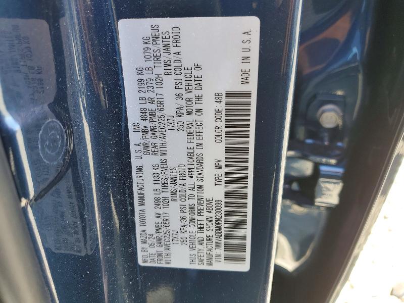 Aukcja sprzedaży 2024 Mazda Cx-50, vin: 7MMVABBM0RN230099, numer aukcji: 46997696