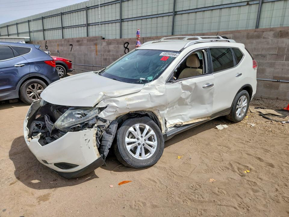 48090866 :رقم المزاد ، 5N1AT2MT9EC856605 vin ، 2014 Nissan Rogue مزاد بيع