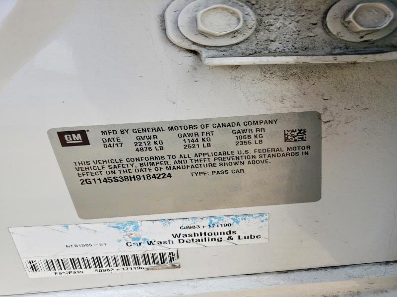 Продажа на аукционе авто 2017 Chevrolet Impala, vin: 2G1145S38H9184224, номер лота: 47505376
