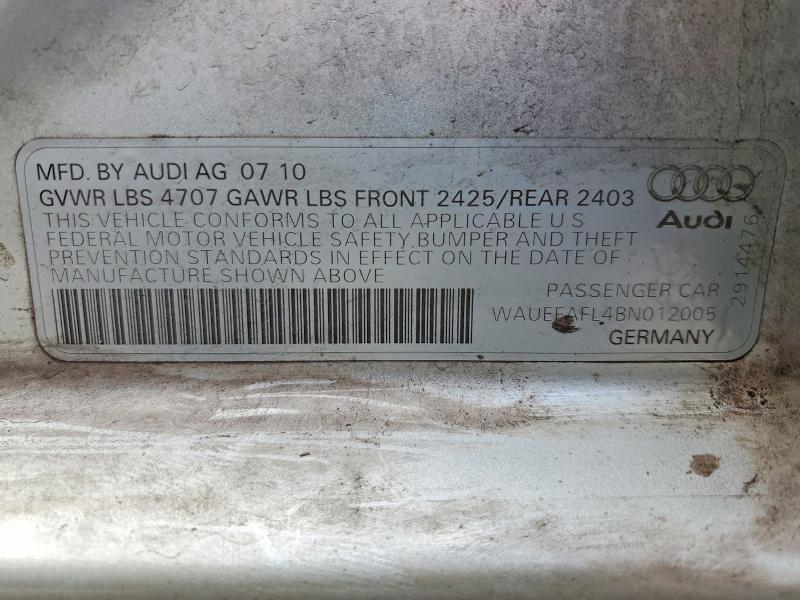 Aukcja sprzedaży 2011 Audi A4, vin: WAUEFAFL4BN012005, numer aukcji: 47592976