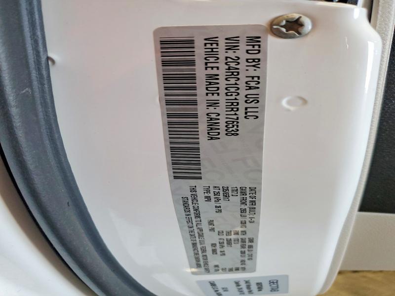 46482876 :رقم المزاد ، 2C4RC1CG1RR176538 vin ، 2024 Chrysler Voyager مزاد بيع