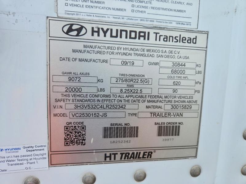 Продажа на аукционе авто 2020 Hyundai Translead Inc Unknown, vin: 3H3V532C4LR252342, номер лота: 46764816
