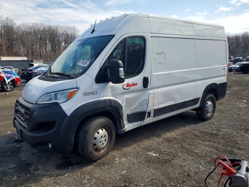 41748096 :رقم المزاد ، 3C6LRVBG0PE509492 vin ، 2023 Ram Promaster 1500 مزاد بيع