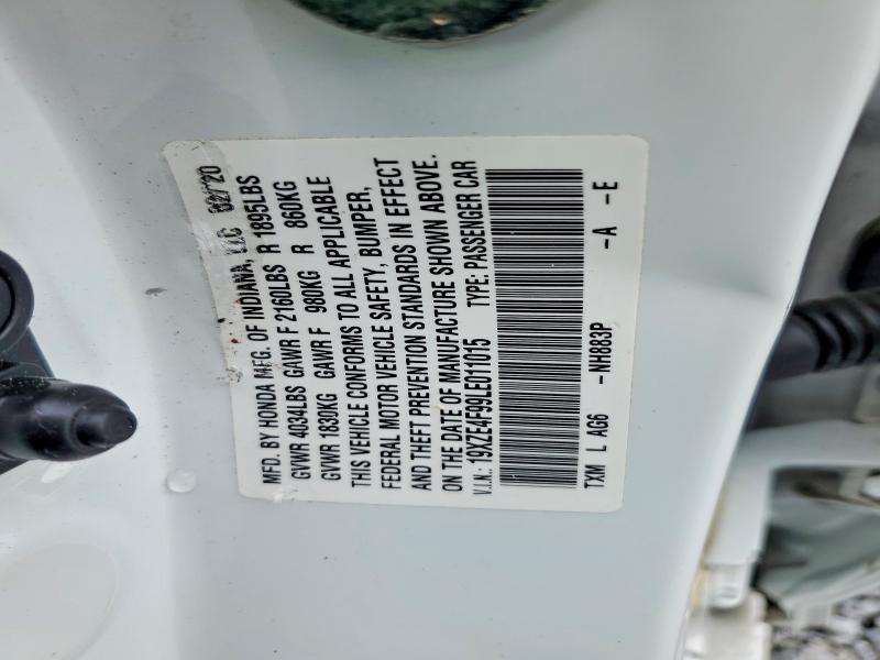 Продажа на аукционе авто 2020 Honda Insight, vin: 19XZE4F99LE011015, номер лота: 41890486