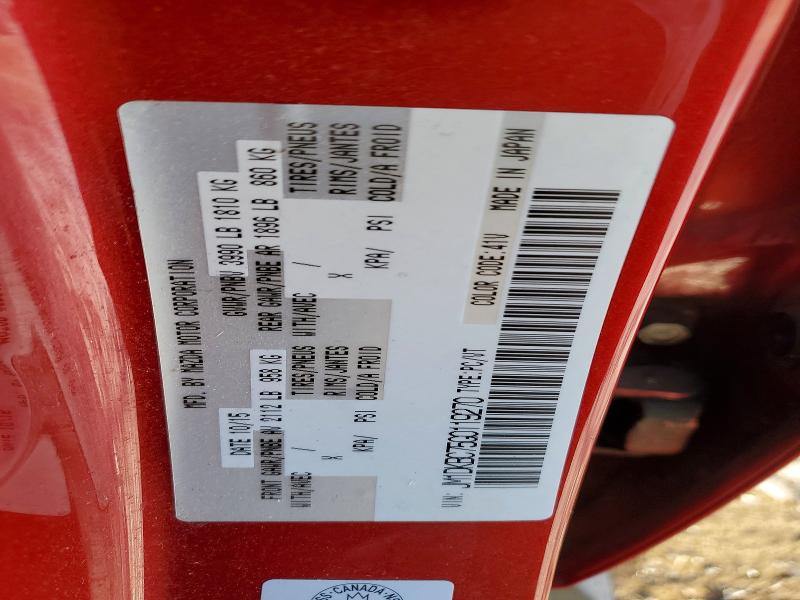 45498506 :رقم المزاد ، JM1DKBC75G0119270 vin ، 2016 Mazda Cx-3 مزاد بيع