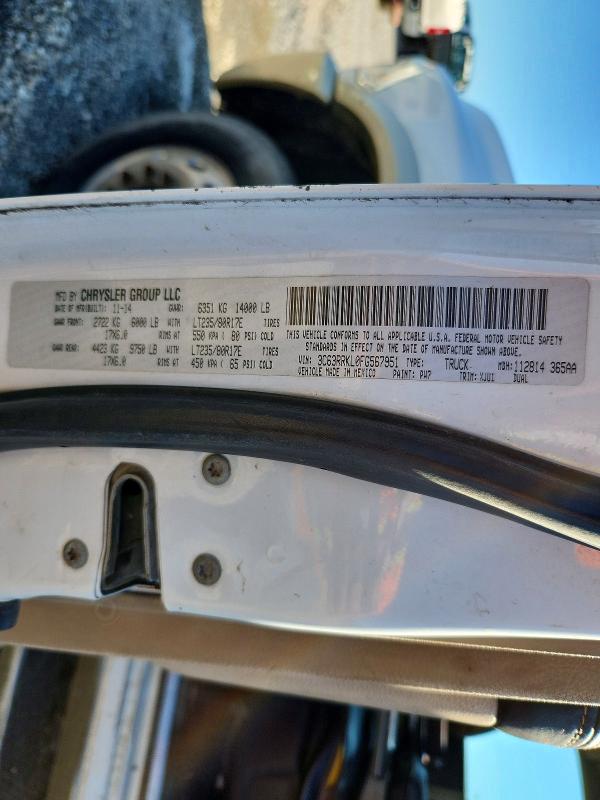 2015 Ram 3500 მანქანა იყიდება აუქციონზე, vin: 3C63RRKL0FG567951, აუქციონის ნომერი: 79539245
