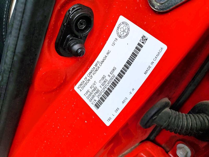 Aukcja sprzedaży 2020 Honda Civic, vin: 2HGFC2F87LH005630, numer aukcji: 47802756