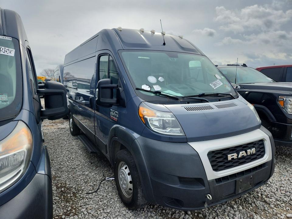 2020 Ram Promaster 3500 მანქანა იყიდება აუქციონზე, vin: 3C6URVJG0LE141007, აუქციონის ნომერი: 41735396