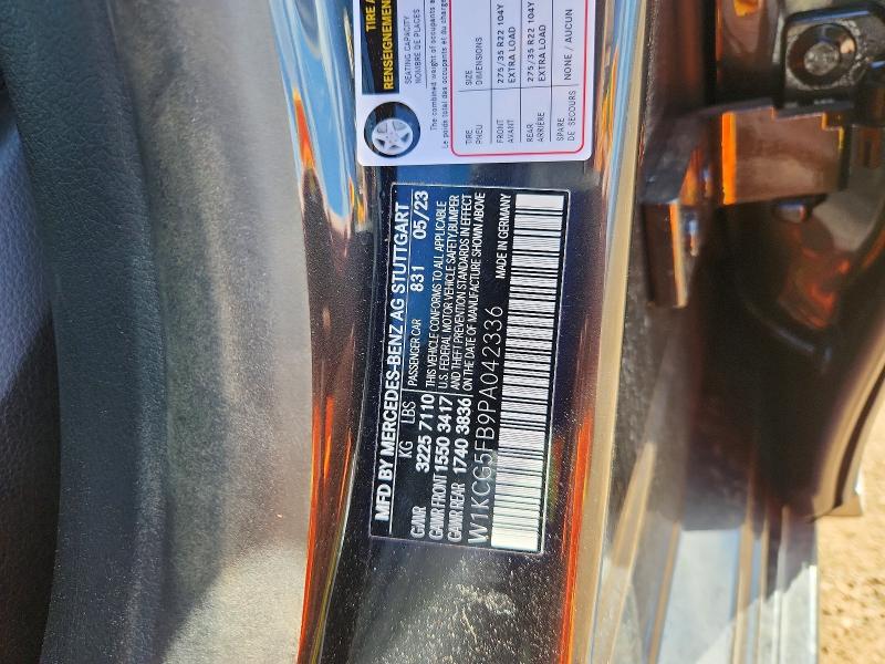46644396 :رقم المزاد ، W1KCG5FB9PA042336 vin ، 2023 Mercedes-benz Eqs Sedan مزاد بيع