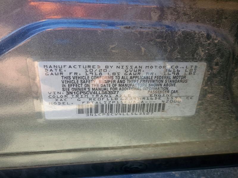 Продаж на аукціоні авто 2020 Nissan Kicks, vin: 3N1CP5CV4LL563527, номер лоту: 45859936