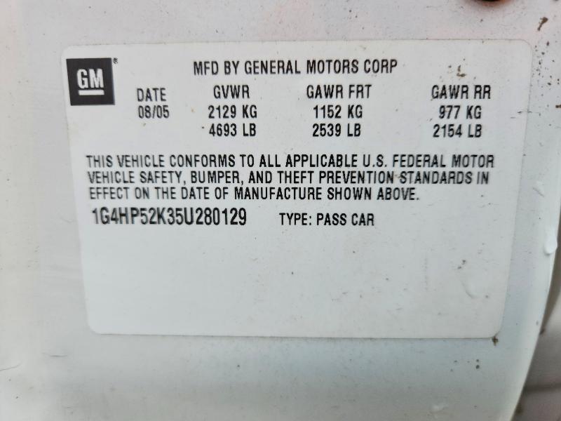 Продаж на аукціоні авто 2005 Buick Lesabre, vin: 1G4HP52K35U280129, номер лоту: 47765076