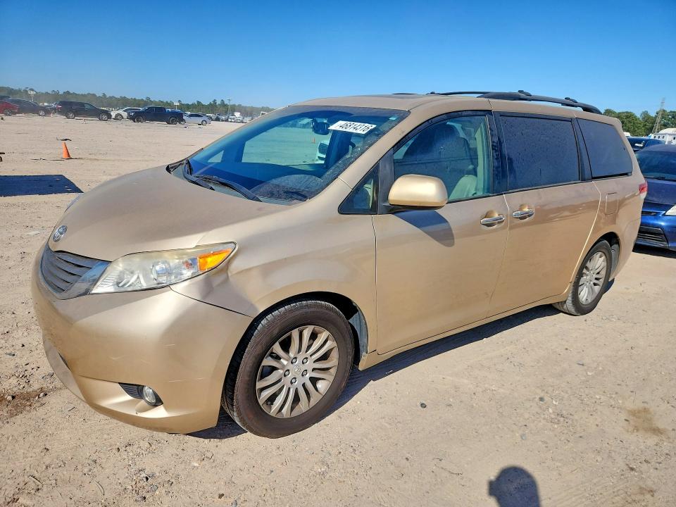 2011 Toyt Sienna მანქანა იყიდება აუქციონზე, vin: 5TDYK3DC6BS007280, აუქციონის ნომერი: 46814316