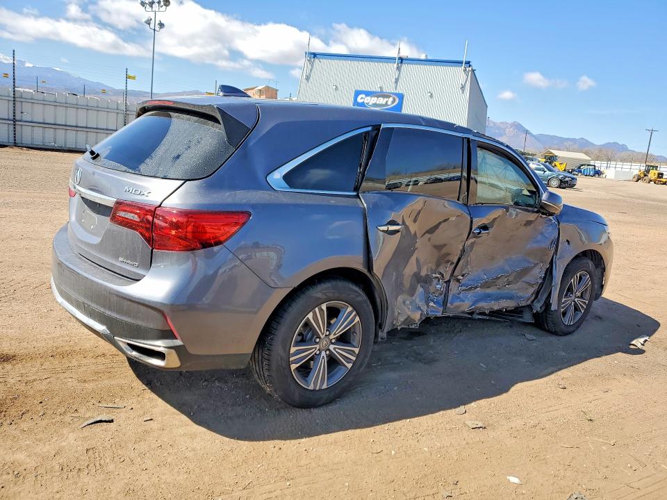 45564426 :رقم المزاد ، 5J8YD4H35KL016503 vin ، 2019 Acura Mdx مزاد بيع