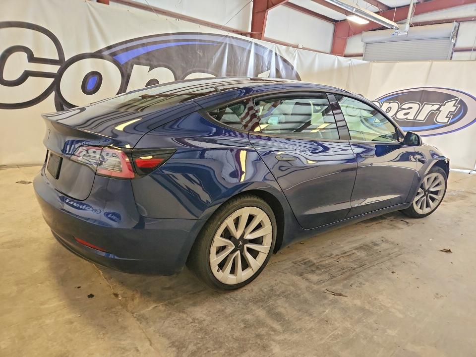 48025116 :رقم المزاد ، 5YJ3E1EA0NF371075 vin ، 2022 Tesla Model 3 مزاد بيع