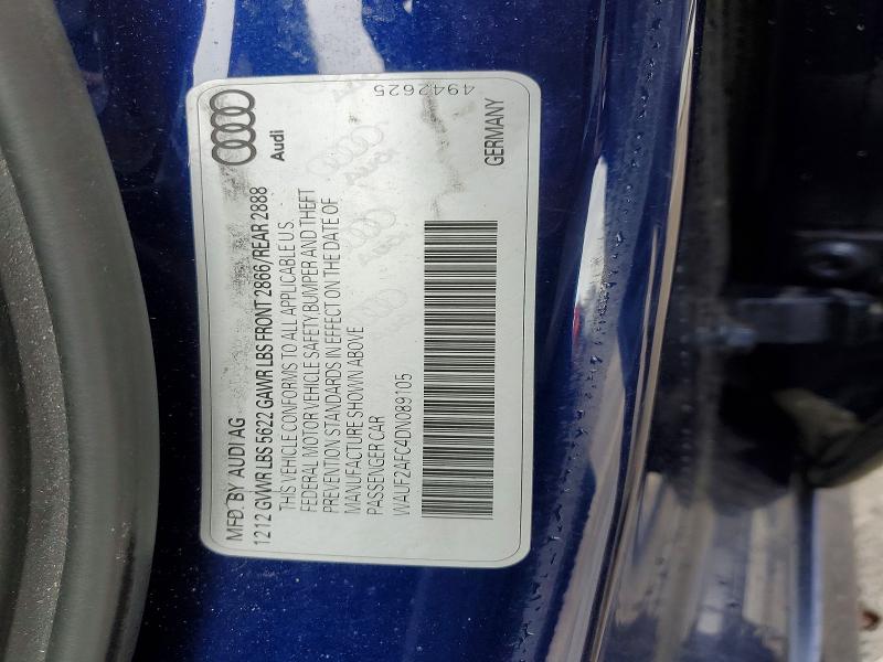 Продажа на аукционе авто 2013 Audi S6, vin: WAUF2AFC4DN089105, номер лота: 47158216