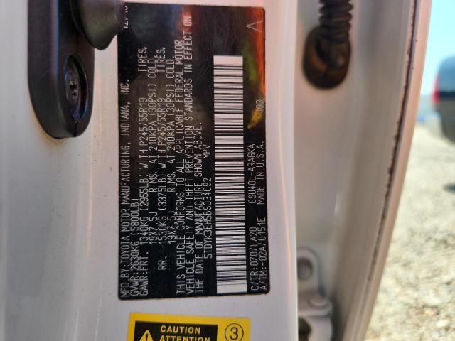 Aukcja sprzedaży 2011 Toyota Highlander, vin: 5TDYK3EH5BS034092, numer aukcji: 46824006
