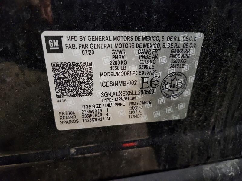 Продажа на аукционе авто 2020 Gmc Terrain, vin: 3GKALXEX5LL300509, номер лота: 53304286
