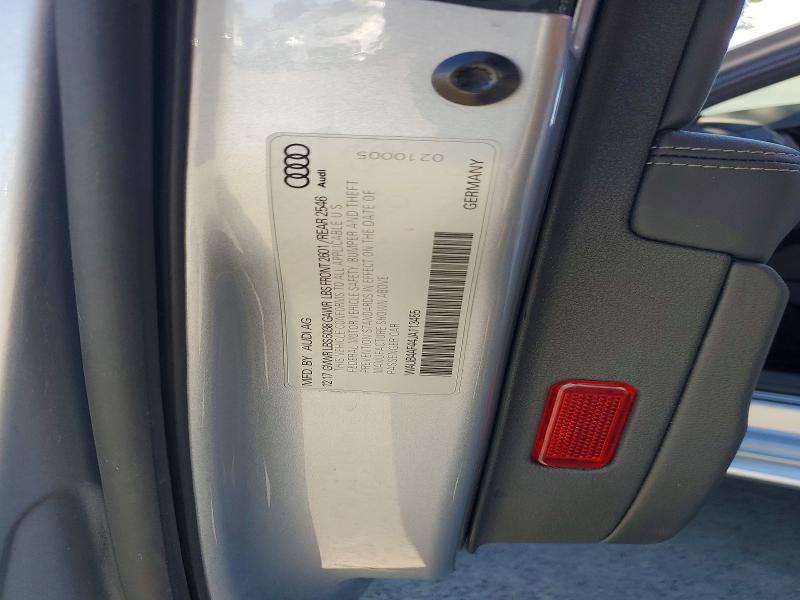 Продаж на аукціоні авто 2018 Audi S4, vin: WAUB4AF44JA113455, номер лоту: 46860896