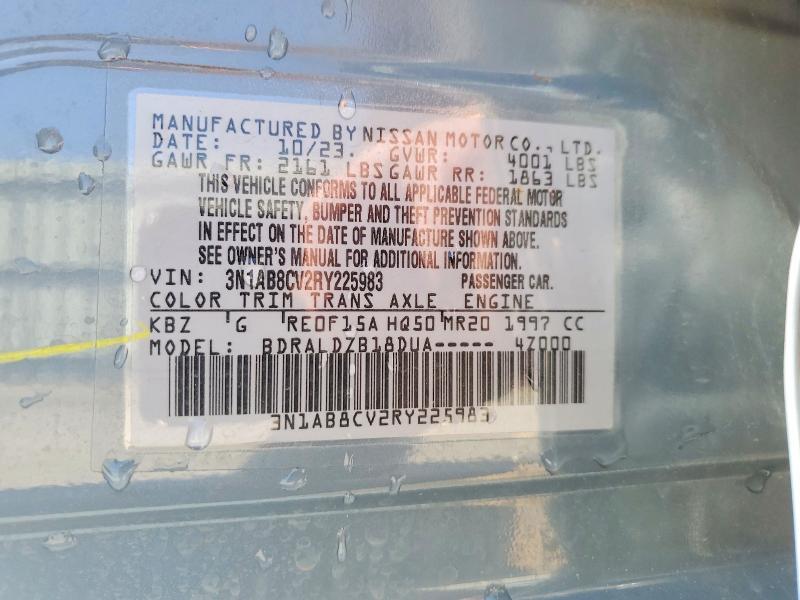 Продажа на аукционе авто 2024 Nissan Sentra, vin: 3N1AB8CV2RY225983, номер лота: 45676146