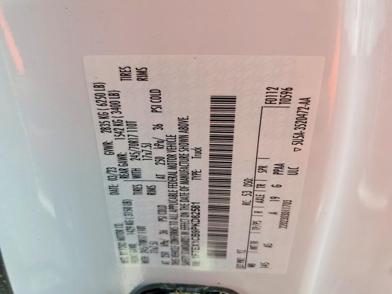 Продажа на аукционе авто 2023 Ford F150, vin: 1FTEX1CB9PKD82581, номер лота: 47417026
