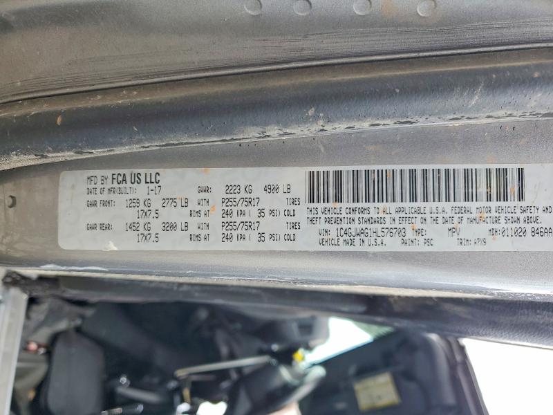 Продажа на аукционе авто 2017 Jeep Wrangler, vin: 1C4GJWAG1HL576703, номер лота: 45931636