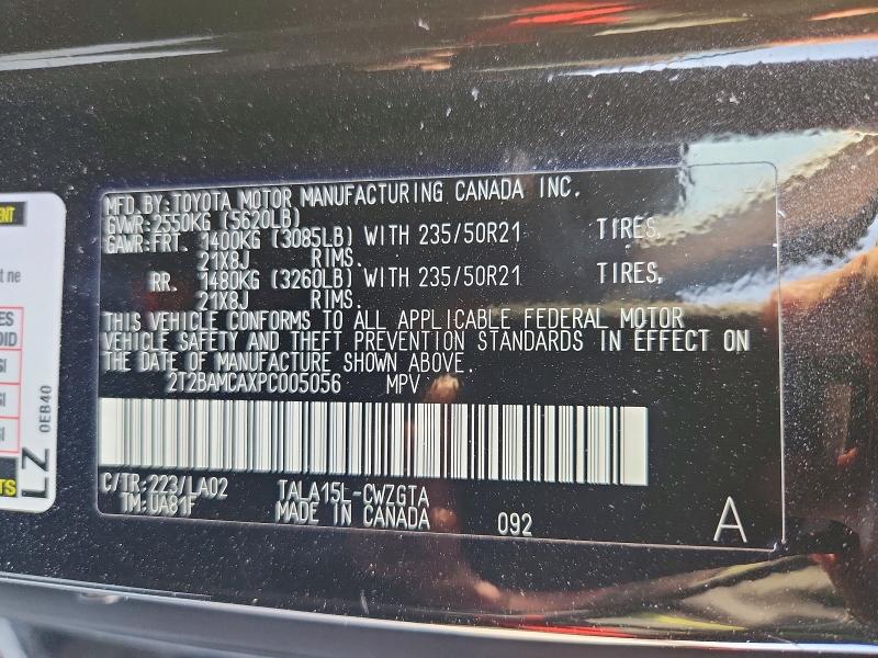 Продаж на аукціоні авто 2023 Lexus Rx 350, vin: 2T2BAMCAXPC005056, номер лоту: 47779226