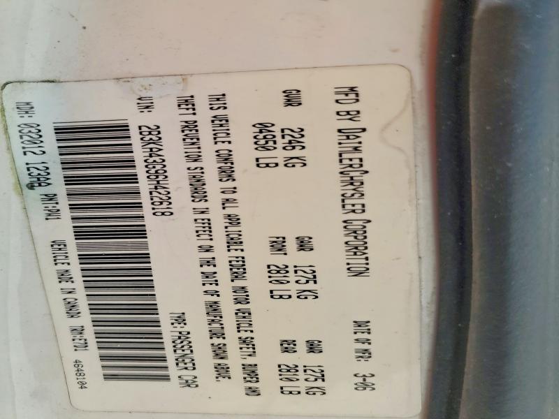 47201246 :رقم المزاد ، 2B3KA43G96H422618 vin ، 2006 Dodge Charger مزاد بيع