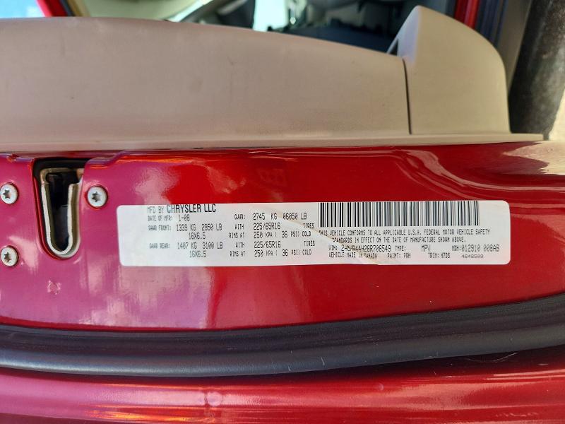 Продажа на аукционе авто 2008 Chrysler Town & Country, vin: 2A8HR44H28R708549, номер лота: 41748596
