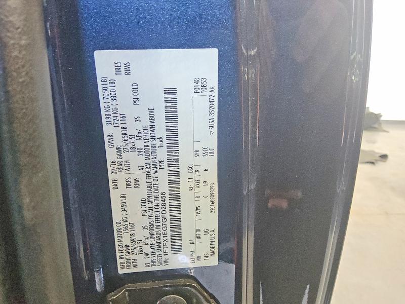 Aukcja sprzedaży 2016 Ford F150, vin: 1FTFX1EG7GFD28458, numer aukcji: 46207196
