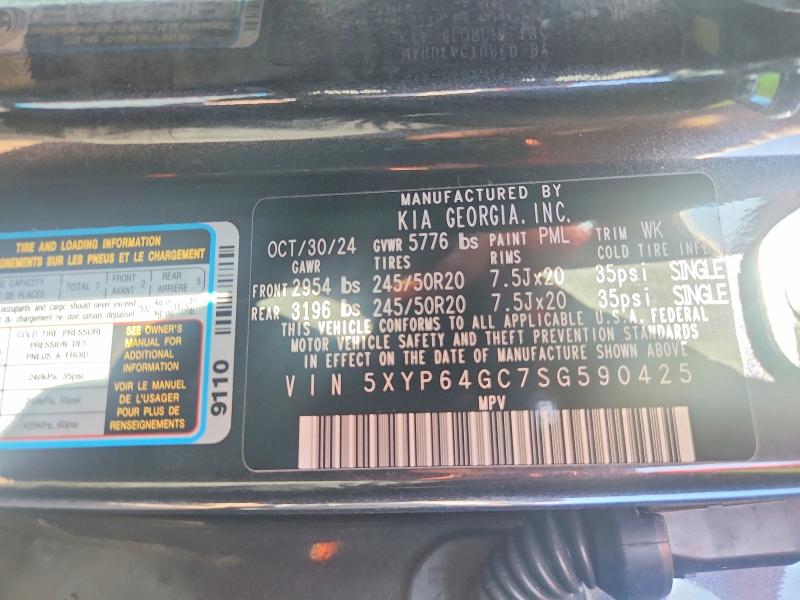 Aukcja sprzedaży 2025 Kia Telluride, vin: 5XYP64GC7SG590425, numer aukcji: 45472736